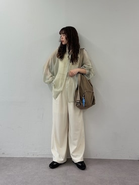 「CIAOPANIC TYPY（チャオパニックティピー）のアイテム（シューズ）」を使った、kyaaaiさん（レディース・156cm）の春コーディネート