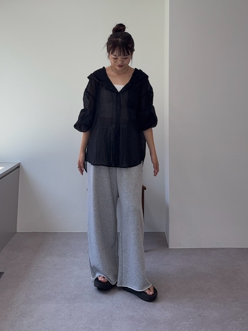 【冷房・日焼け対策に】体型カバーも叶うフード付きシアーシャツ
