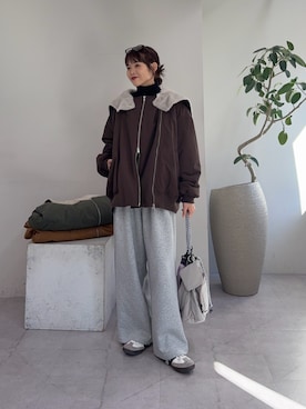 「アイテム（トートバッグ）」を使った、kyaaaiさん（レディース・156cm・20代）の秋コーディネート