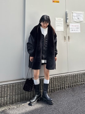 「アイテム（ブルゾン）」を使った、kyaaaiさん（レディース・156cm）の夏コーディネート