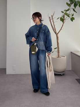 「etsinta（エシンタ）のアイテム」を使った、kyaaaiさん（レディース・156cm）の冬コーディネート