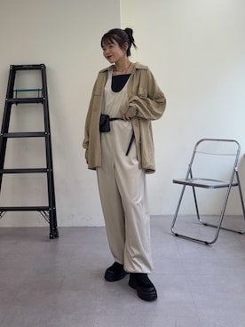 「アイテム（オールインワン・サロペット）」を使った、kyaaaiさん（レディース・156cm・20代）の夏コーディネート