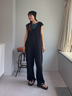 「アイテム（ニットキャップ/ビーニー）」を使った、kyaaaiさん（レディース・156cm・20代）の夏コーディネート