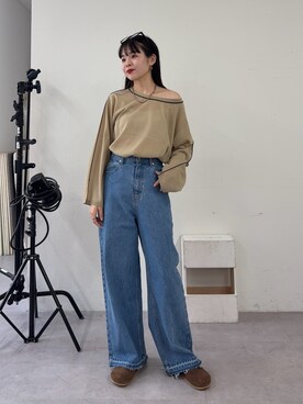 「春ニット」｜kyaaaiさん（レディース・156cm・20代）の春コーディネート