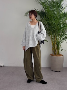「THEATRE PRODUCTS（シアタープロダクツ）のアイテム」を使った、kyaaaiさん（レディース・156cm）の秋コーディネート
