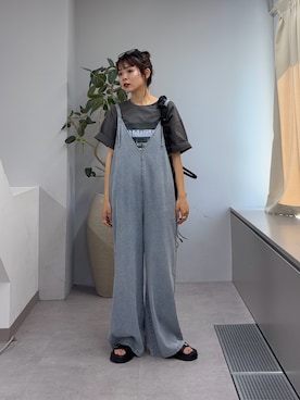 「CIAOPANIC TYPY（チャオパニックティピー）のアイテム（バッグ）」を使った、kyaaaiさん（レディース・156cm）の夏コーディネート