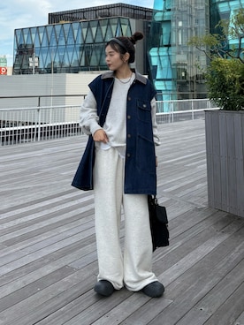 「アイテム（その他アウター）」を使った、kyaaaiさん（レディース・156cm・20代）の秋コーディネート