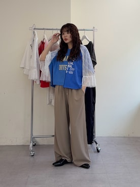 「etsinta（エシンタ）のアイテム」を使った、kyaaaiさん（レディース・156cm）の春コーディネート