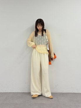 「CIAOPANIC TYPY（チャオパニックティピー）のアイテム（シューズ）」を使った、kyaaaiさん（レディース・156cm）の春コーディネート