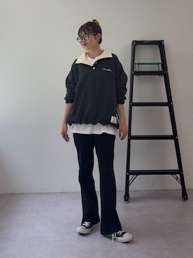 「アイテム（その他トップス）」を使った、kyaaaiさん（レディース・156cm）の夏コーディネート
