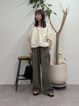 「CIAOPANIC TYPY（チャオパニックティピー）のアイテム（パンツ）」を使った、kyaaaiさん（レディース・156cm）の春コーディネート