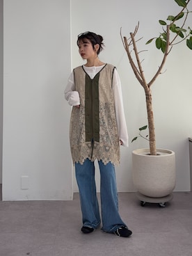 「etsinta（エシンタ）のアイテム」を使った、kyaaaiさん（レディース・156cm）の冬コーディネート