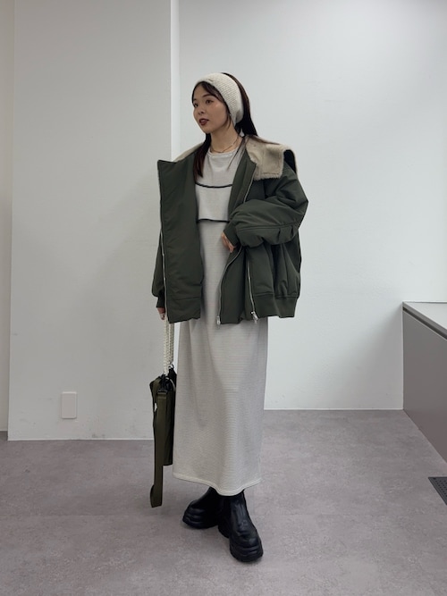 【ビスチェ付き】フリースボーダーアソートワンピース