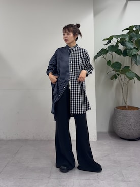 「CIAOPANIC TYPY（チャオパニックティピー）のアイテム（パンツ）」を使った、kyaaaiさん（レディース・156cm）の夏コーディネート