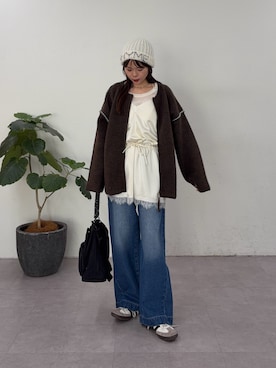 kyaaaiさん（レディース・156cm）の冬コーディネート