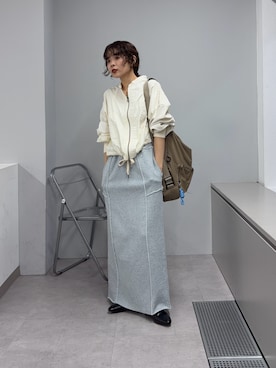 「etsinta（エシンタ）のアイテム（トップス）」を使った、kyaaaiさん（レディース・156cm）の春コーディネート