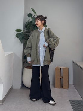 「CIAOPANIC TYPY（チャオパニックティピー）のアイテム（ジャケット/アウター）」を使った、kyaaaiさん（レディース・156cm）の秋コーディネート