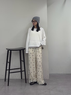 「アイテム（帽子）」を使った、kyaaaiさん（レディース・156cm）の春コーディネート