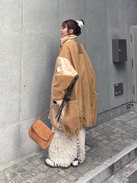 「アイテム（モッズコート）」を使った、kyaaaiさん（レディース・156cm・20代）の秋コーディネート