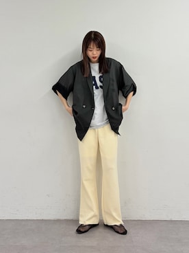 「CIAOPANIC TYPY（チャオパニックティピー）のアイテム（シューズ）」を使った、kyaaaiさん（レディース・156cm）の春コーディネート