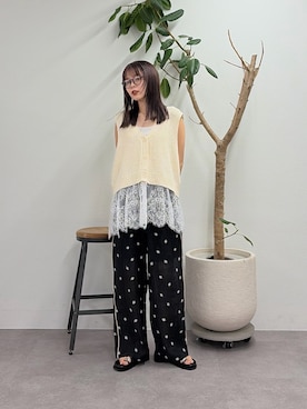 「CIAOPANIC TYPY（チャオパニックティピー）のアイテム（シューズ）」を使った、kyaaaiさん（レディース・156cm）の春コーディネート