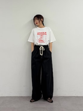 「CIAOPANIC TYPY（チャオパニックティピー）のアイテム（シューズ）」を使った、kyaaaiさん（レディース・156cm）の春コーディネート