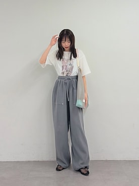 「CIAOPANIC TYPY（チャオパニックティピー）のアイテム（シューズ）」を使った、kyaaaiさん（レディース・156cm）の春コーディネート