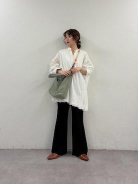 「CIAOPANIC TYPY（チャオパニックティピー）のアイテム（バッグ）」を使った、kyaaaiさん（レディース・156cm）の春コーディネート