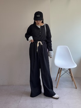 「アイテム（帽子）」を使った、kyaaaiさん（レディース・156cm・20代）の秋コーディネート