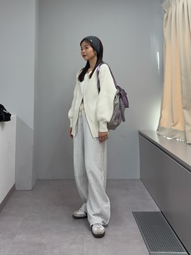 「アイテム（ヘアバンド）」を使った、kyaaaiさん（レディース・156cm）の冬コーディネート