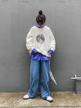 「CIAOPANIC TYPY（チャオパニックティピー）のアイテム（トップス）」を使った、kyaaaiさん（レディース・156cm）の秋コーディネート