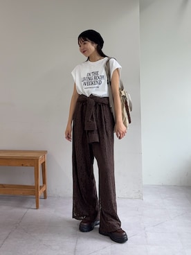 「アイテム（サロペット/オーバーオール）」を使った、kyaaaiさん（レディース・156cm・20代）の夏コーディネート
