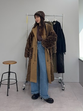 「アイテム（その他アウター）」を使った、kyaaaiさん（レディース・156cm・20代）の秋コーディネート