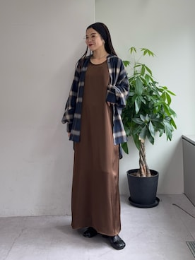 「CIAOPANIC TYPY（チャオパニックティピー）のアイテム（シャツ/ブラウス）」を使った、kyaaaiさん（レディース・156cm）の秋コーディネート