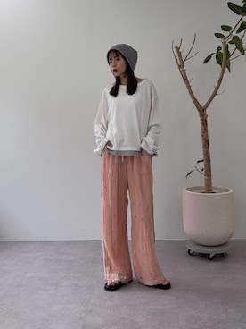 「CIAOPANIC TYPY（チャオパニックティピー）のアイテム（シューズ）」を使った、kyaaaiさん（レディース・156cm）の春コーディネート