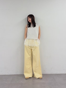 「CIAOPANIC TYPY（チャオパニックティピー）のアイテム（シューズ）」を使った、kyaaaiさん（レディース・156cm）の春コーディネート