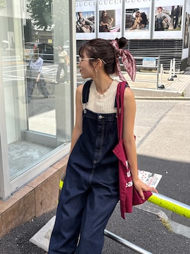 「アイテム（財布/小物）」を使った、kyaaaiさん（レディース・156cm）の夏コーディネート