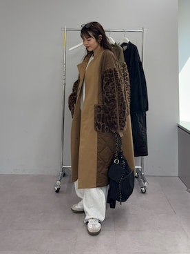 「アイテム（その他アウター）」を使った、kyaaaiさん（レディース・156cm・20代）の秋コーディネート