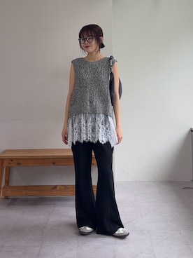 「CIAOPANIC TYPY（チャオパニックティピー）のアイテム（バッグ）」を使った、kyaaaiさん（レディース・156cm）の春コーディネート