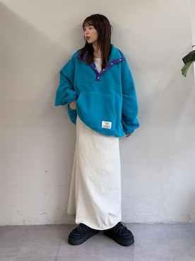 「DISCUS（ディスカス）のアイテム」を使った、kyaaaiさん（レディース・156cm）の秋コーディネート