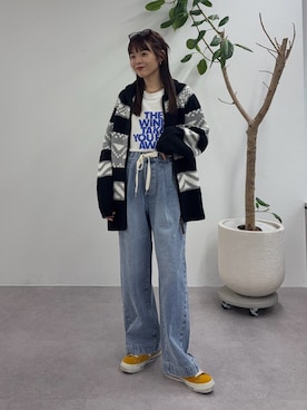 「カウチン」｜kyaaaiさん（レディース・156cm）の秋コーディネート