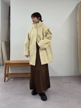 「CIAOPANIC TYPY（チャオパニックティピー）のアイテム（その他アウター）」を使った、kyaaaiさん（レディース・156cm）の秋コーディネート