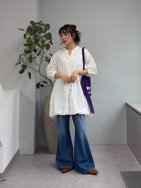「SEADAM（シーダム）のアイテム」を使った、kyaaaiさん（レディース・156cm）の春コーディネート