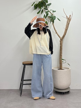 「CIAOPANIC TYPY（チャオパニックティピー）のアイテム（シューズ）」を使った、kyaaaiさん（レディース・156cm）の春コーディネート