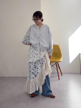 「etsinta（エシンタ）のアイテム」を使った、kyaaaiさん（レディース・156cm）の冬コーディネート