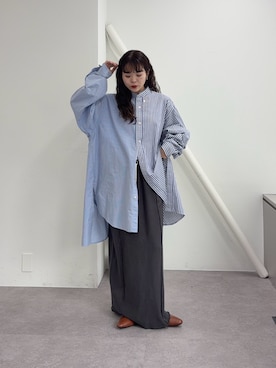 「etsinta（エシンタ）のアイテム（トップス）」を使った、kyaaaiさん（レディース・156cm）の冬コーディネート