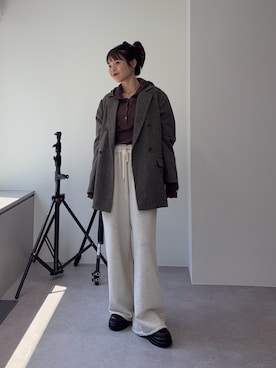「アイテム（ジャケット/アウター）」を使った、kyaaaiさん（レディース・156cm・20代）の夏コーディネート