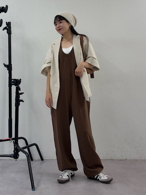 CIAOPANIC TYPY 【willow】スラブ裏毛裾ドロストオールインワン CIAOPANIC TYPY｜【willow】【新色追加】スラブ裏毛裾ドロスト