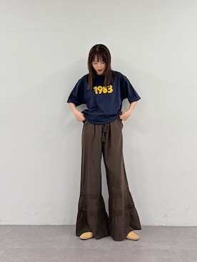 「CIAOPANIC TYPY（チャオパニックティピー）のアイテム（シューズ）」を使った、kyaaaiさん（レディース・156cm）の春コーディネート