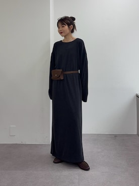 「アイテム（ボディバッグ/ウエストポーチ）」を使った、kyaaaiさん（レディース・156cm・20代）の冬コーディネート